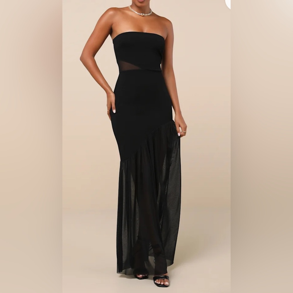 Elegant Black Women's formal dress